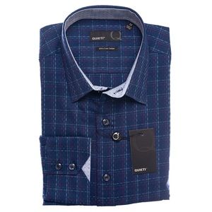 Quieti Blue Yangon Button Up